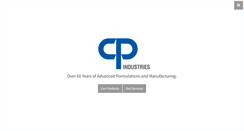 Desktop Screenshot of cpindustries.net